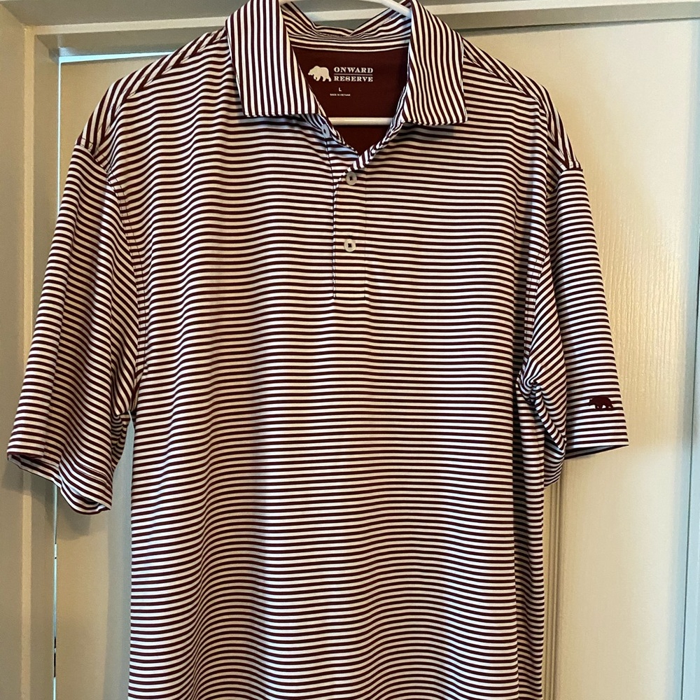 NWOT Onward Reserve Maroon Golf Polo